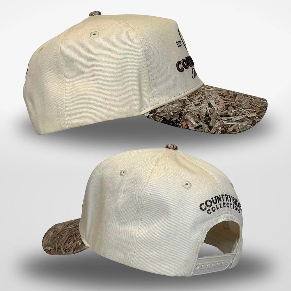 Country Club Cap SnapBack | Camo Denim Embroidered, Never Worn - Picture 4 of 8